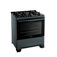 Fogão Dako 5 Bocas Com Mesa De Vidro Tripla Chama Supreme Timer Glass Titanium Bivolt - 2