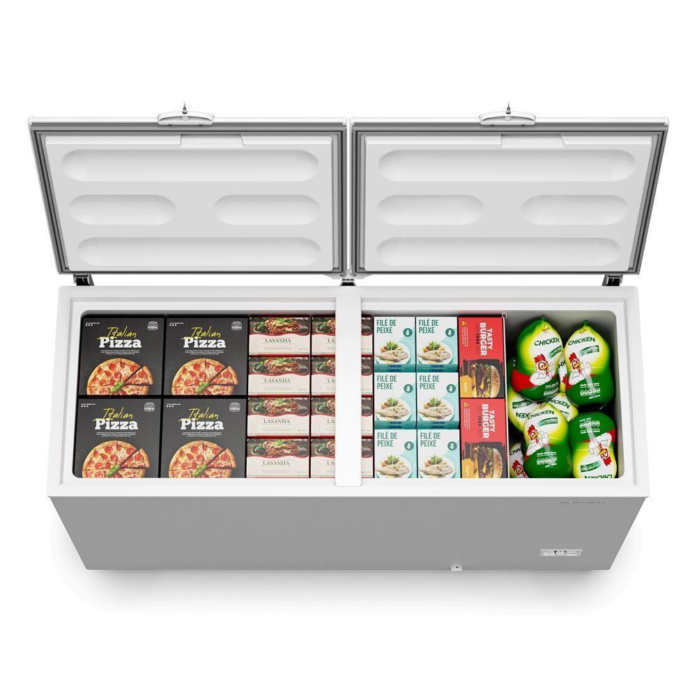 Freezer Refrigerador Inverter Horizontal Dupla Ação +8 A -22ºc 543l Da550if Tech Bivolt - Metalfrio Bivolt - 10
