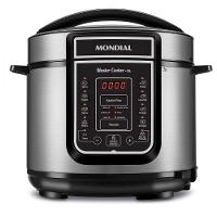 Panela De Pressão Mondial Elétrica Digital 5L 900w Pe-38 Preto/inox - 220V - 1