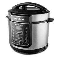 Panela De Pressão Mondial Elétrica Digital 5L 900w Pe-38 Preto/inox - 220V - 2
