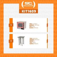 Kit Progás Forno Turbo Elétrico Prp-004 Plus 110V Rosa + Bancada Mes-004 - 2
