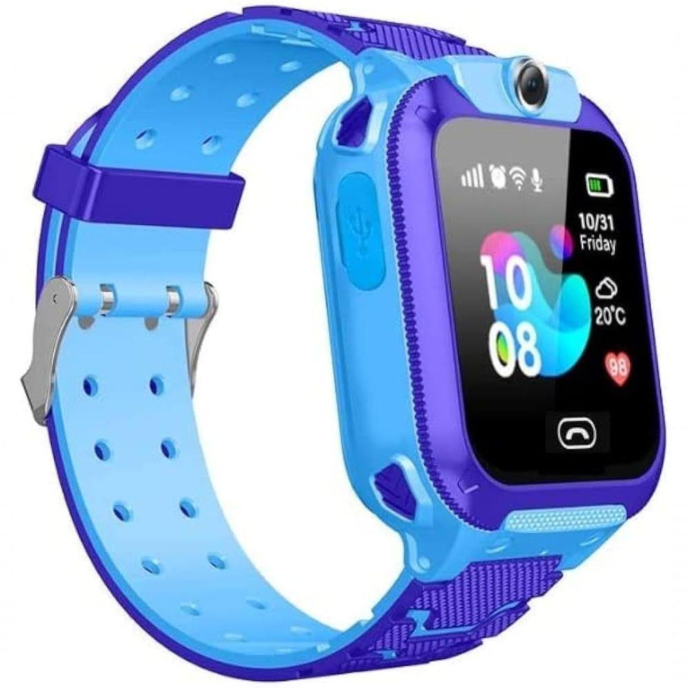 Relógio Inteligente Infantil Howear Hw C2 Chip Camera Gps Sos Azul - 2