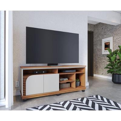 Rack Para Tv Até 65 Jurerê 2 Portas Colibri Freijo/off White Matte