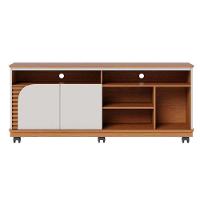 Rack Para Tv Até 65 Jurerê 2 Portas Colibri Freijo/off White Matte - 3