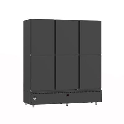 Mini Câmara 6 Portas Resfriados 1152l Preto 0 A 7ºc Ar Forçado Motor Inferior Mcr6pp Refrimate - 220v