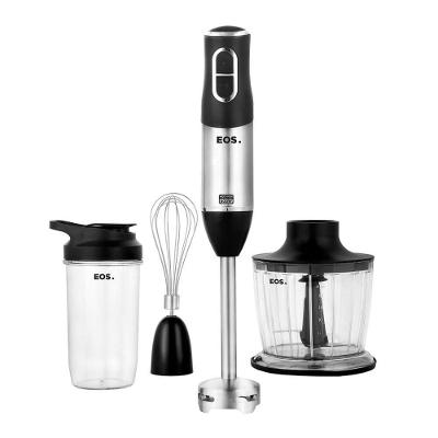 Mixer 3 em 1 Inox Eos Emx02 600W 2 Velocidades Prata com Batedor Fue e Processador 220V