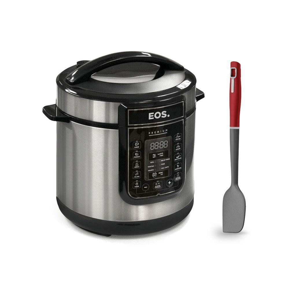 Panela De Pressão Elétrica Digital Epp60di 220v Eos Com Espátula Verano Tramontina 220v - 1
