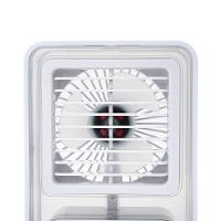 Ventilador Portatil Umidifcador Luminaria Usb De Mesa 3 Velocidades Branco - 7