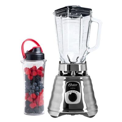 Kit Liquidificador e Jarra Blend N Go Oster New Osterizer Vidro Prata 220V