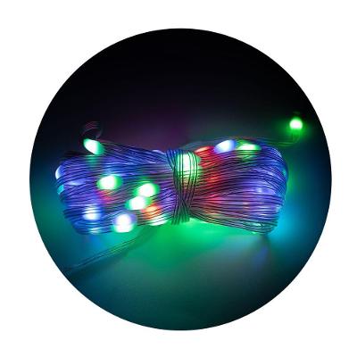 Led Pisca Linha Com 10 Metros 100 Lampadas 9 Modos Rgb Usb Controla Por App Natal Ano Novo
