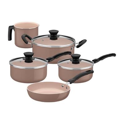 Jogo De Panelas 5 Pcs évora Revestimento Cerâmico Tramontina