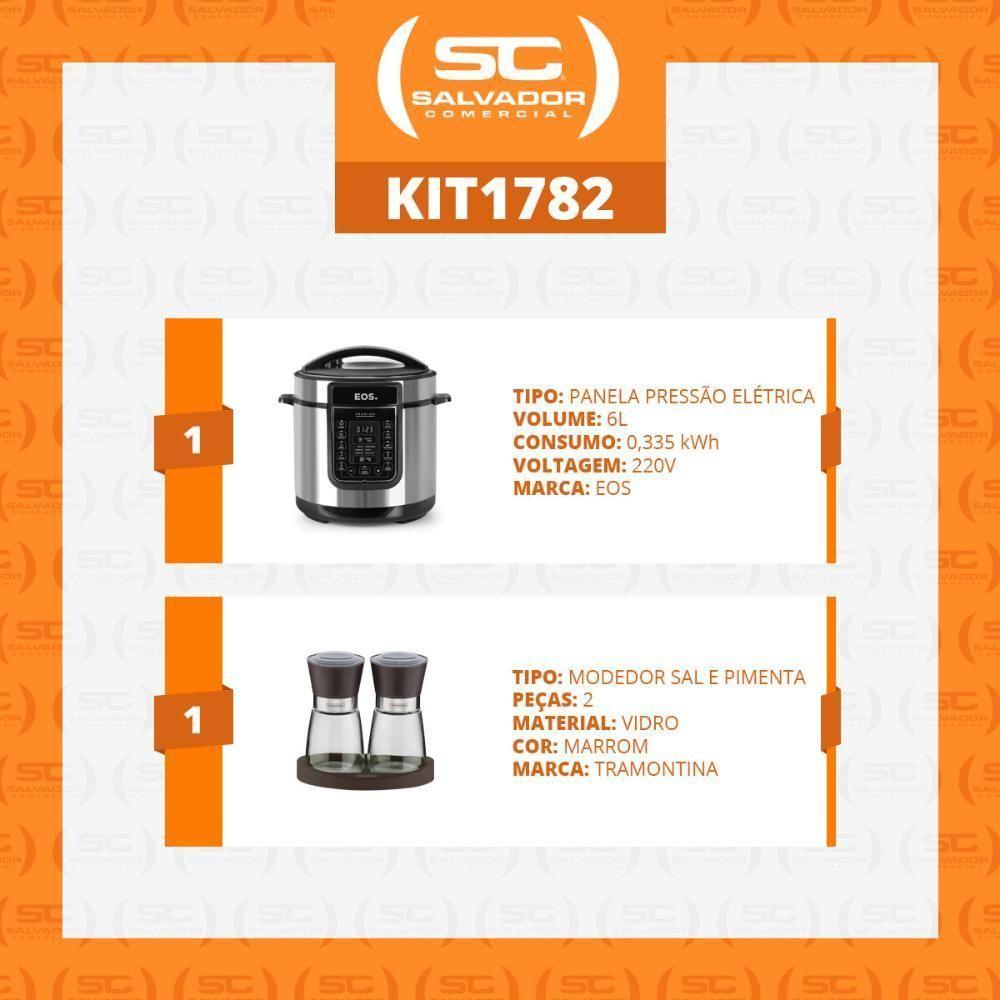 Panela De Pressão Elétrica Digital Epp60di 220v Eos Com Moedor Sal E Pimenta Churrasco Tramontina 220v - 5