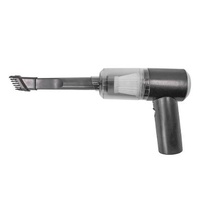 Aspirador Portátil sem Fio Shopmix Mini para Casa e Carro Recarregável com Ponteira Escova Preto
