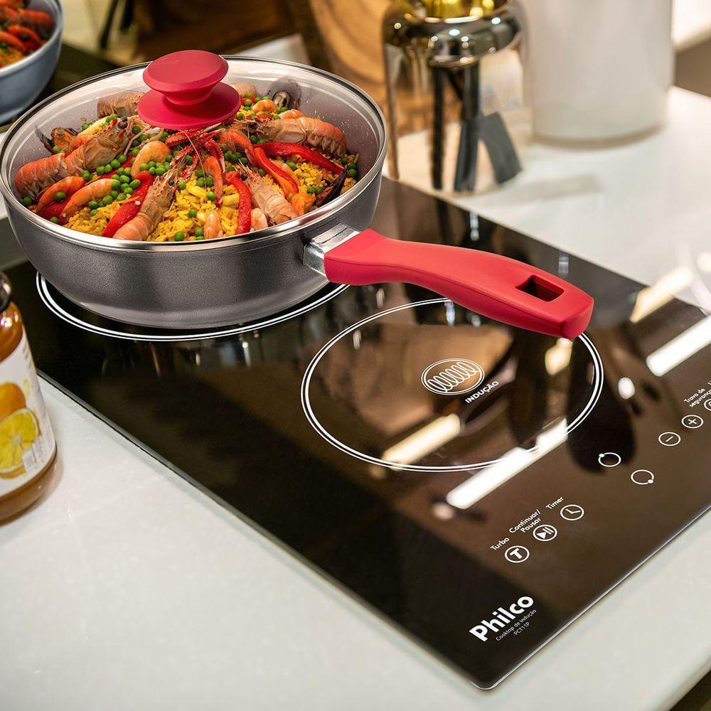 Panela Philco PPH240APR Redstone Com Tampa De Vidro 2,7L - 6