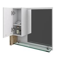 Conjunto Balcão C-cuba L38 E Espelheira Legno 650 Branco Chess C-branco Chess Branco Chess C-carvalho - 3