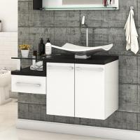 Conjunto Balcão C-cuba F44 Legno 830 Branco Chess C-nogal Branco Chess C-preto ônix - 1