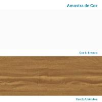 Cama Infantil Solteiro Maria Branco Brilho/amêndoa Com Colchão Supreme D33 - Móveis Peroba - 5