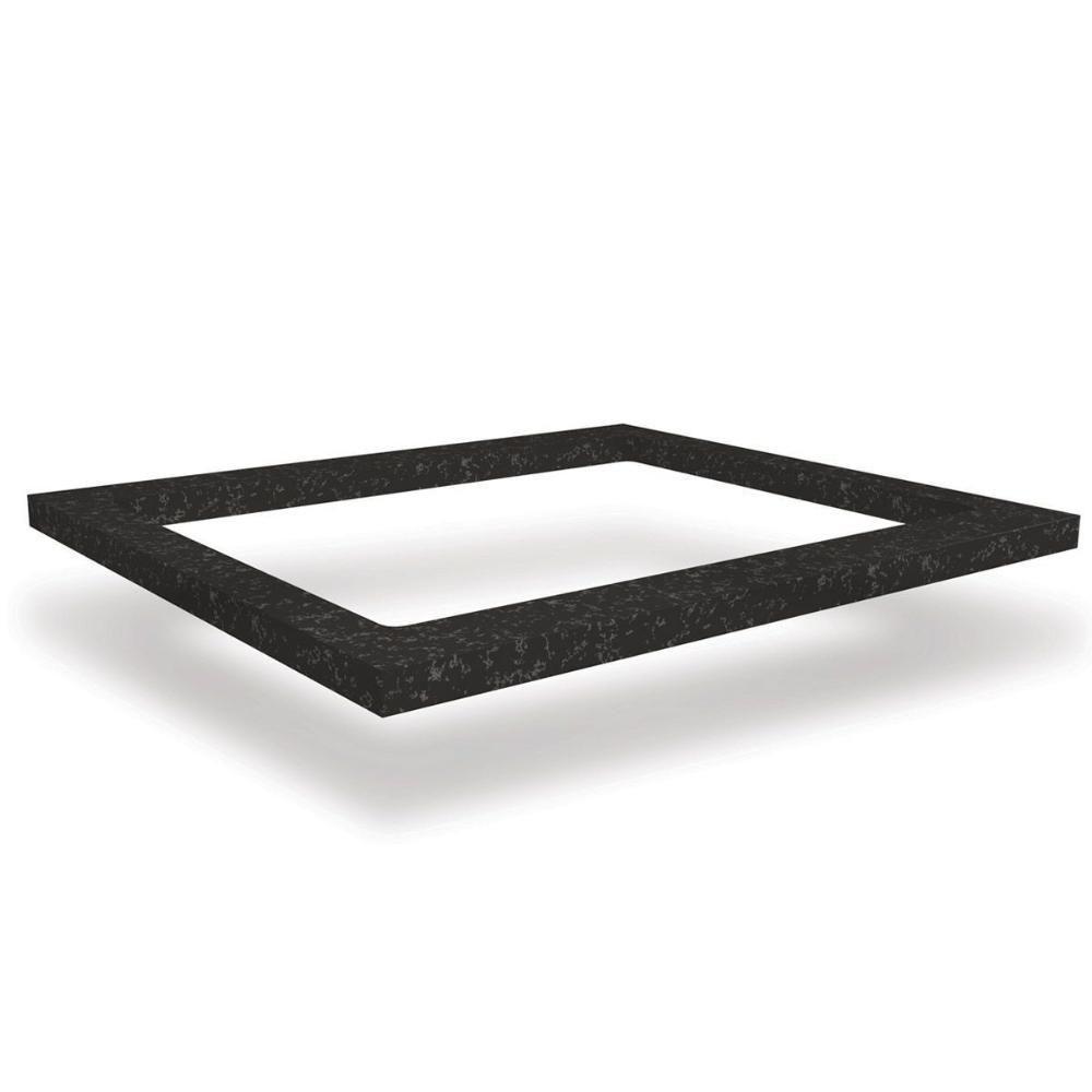 Módulo Cozinha Kappesberg Lótus Tampo S416 60cm p/ Cooktop Preto Brilho - 1