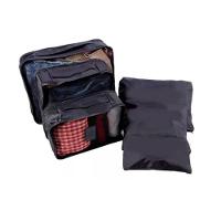Organizador De Mala 6 Pçs Necessaire Viagem Bolsa Saco Preto - 2