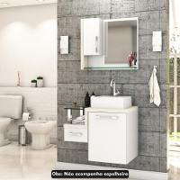 Conjunto Balcão C-cuba Q32 Legno 630 Branco Chess C-preto ônix Branco Chess C-snow - 2