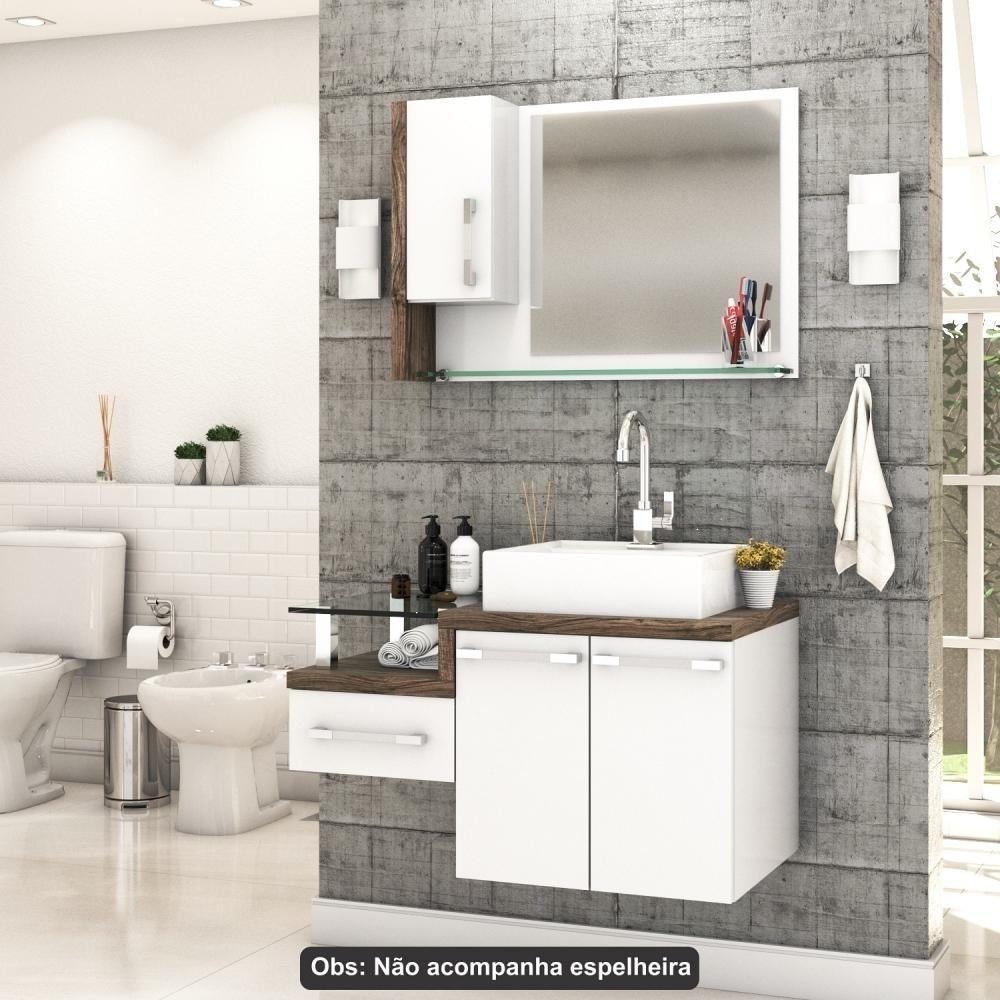 Conjunto Balcão C-cuba Q39 Legno 830 Branco Chess C-carvalho Branco Chess C-carvalho Dark - 2