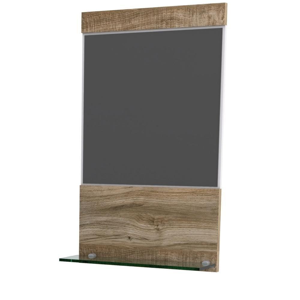 Conjunto Balcão C-cuba Q32 E Espelheira Legno 651 Branco Chess C-branco Chess Branco Chess C-carvalho - 4