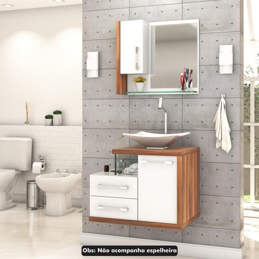 Conjunto Balcão C-cuba L38 Legno 650 Branco Chess C-carvalho Dark Branco Chess C-nogal - 2