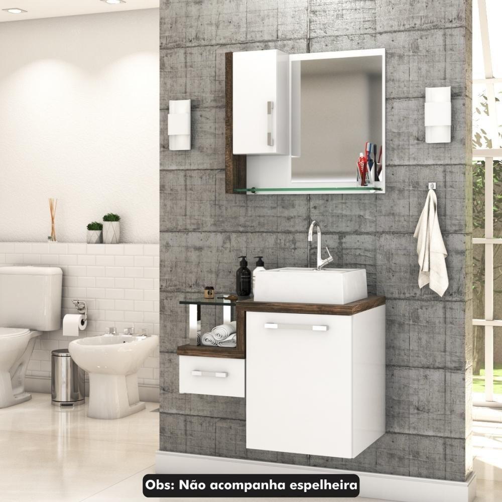 Conjunto Balcão C-cuba Q32 Legno 630 Branco Chess C-carvalho Branco Chess C-carvalho Dark - 2