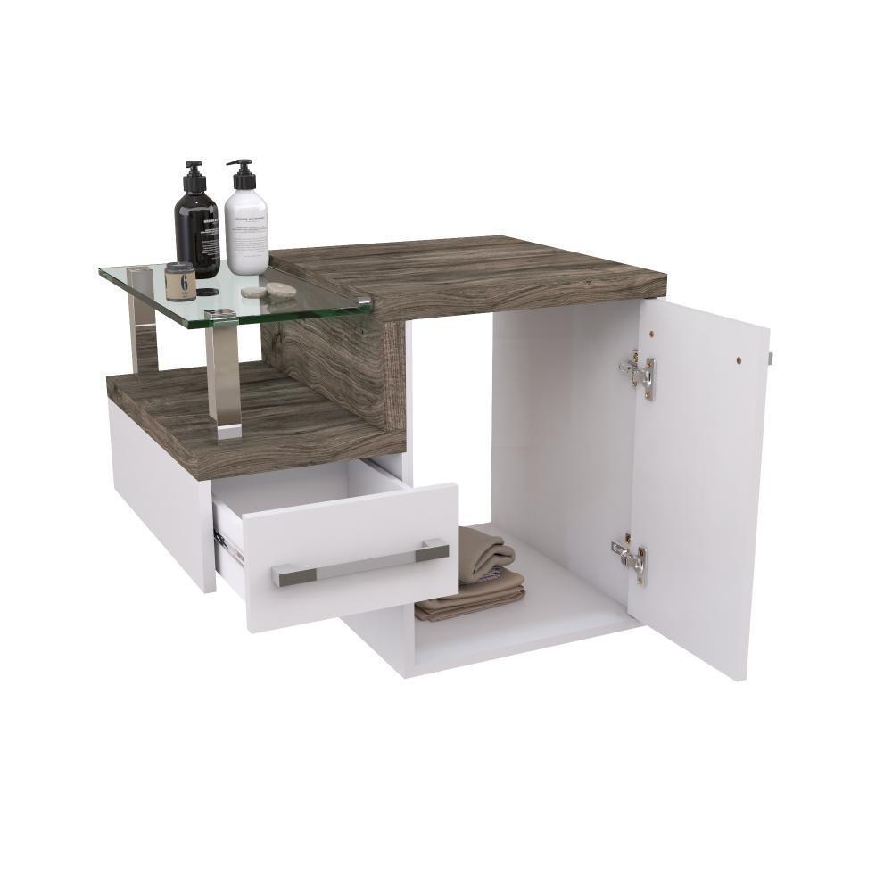 Conjunto Balcão C-cuba Q32 Legno 630 Branco Chess C-carvalho Branco Chess C-carvalho Dark - 4