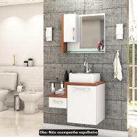 Conjunto Balcão C-cuba Q32 Legno 630 Branco Chess C-carvalho Dark Branco Chess C-nogal - 2