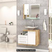 Conjunto Balcão C-cuba L38 Legno 650 Branco Chess C-branco Chess Branco Chess C-carvalho - 2