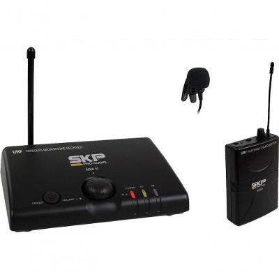 Microfone Sem Fio Uhf De Lapela Mini-iii, Distância...