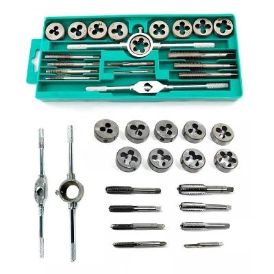 Jogo De Tarracha Femea E Macho Pente Abre Rosca Fina 20 Pecas Cossinete Manual Com Maleta Blister Profissional