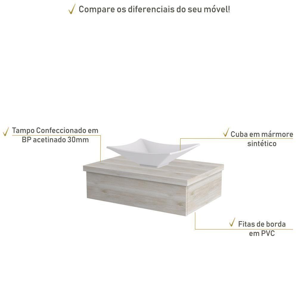 Conjunto Bancada C-cuba L38 Metrópole 600 Preto ônix Snow - 6