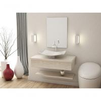 Conjunto Bancada C-cuba F44 E Prateleira Metrópole 805 Preto ônix Snow - 1