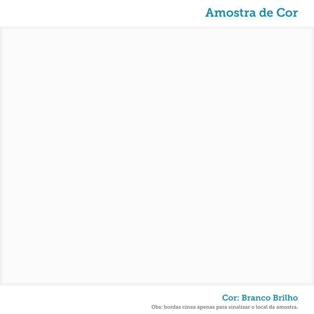 Estante Infantil Retrô Com 5 Prateleiras Branco Brilho - Móveis Peroba Branco Brilho - 5