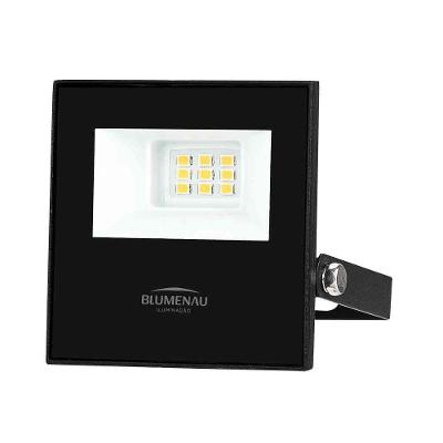 Refletor Led Play 10w 3000k Ip66 - Preto