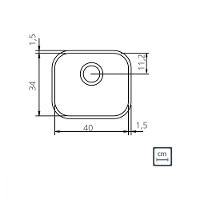 Cuba N.0 Tramontina Lavínia 40 Bl Prime em Aço Inox Brilho - 4