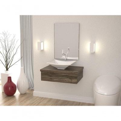 Conjunto Bancada C-cuba L38 Metrópole 600 Carvalho Carvalho Dark