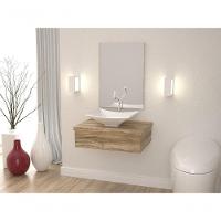 Conjunto Bancada C-cuba L38 Metrópole 600 Branco Chess Carvalho - 1