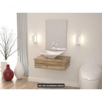 Conjunto Bancada C-cuba L38 Metrópole 600 Branco Chess Carvalho - 2