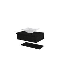 Conjunto Bancada C-cuba L38 E Prateleira Metrópole 605 Nogal Preto ônix - 3