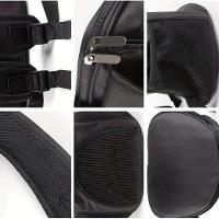 Mochila Pet Bolsa Tranporte Caes Gatos Cachorros Bag Dog Mala Viagem Canguru Multiuso Preta - 6