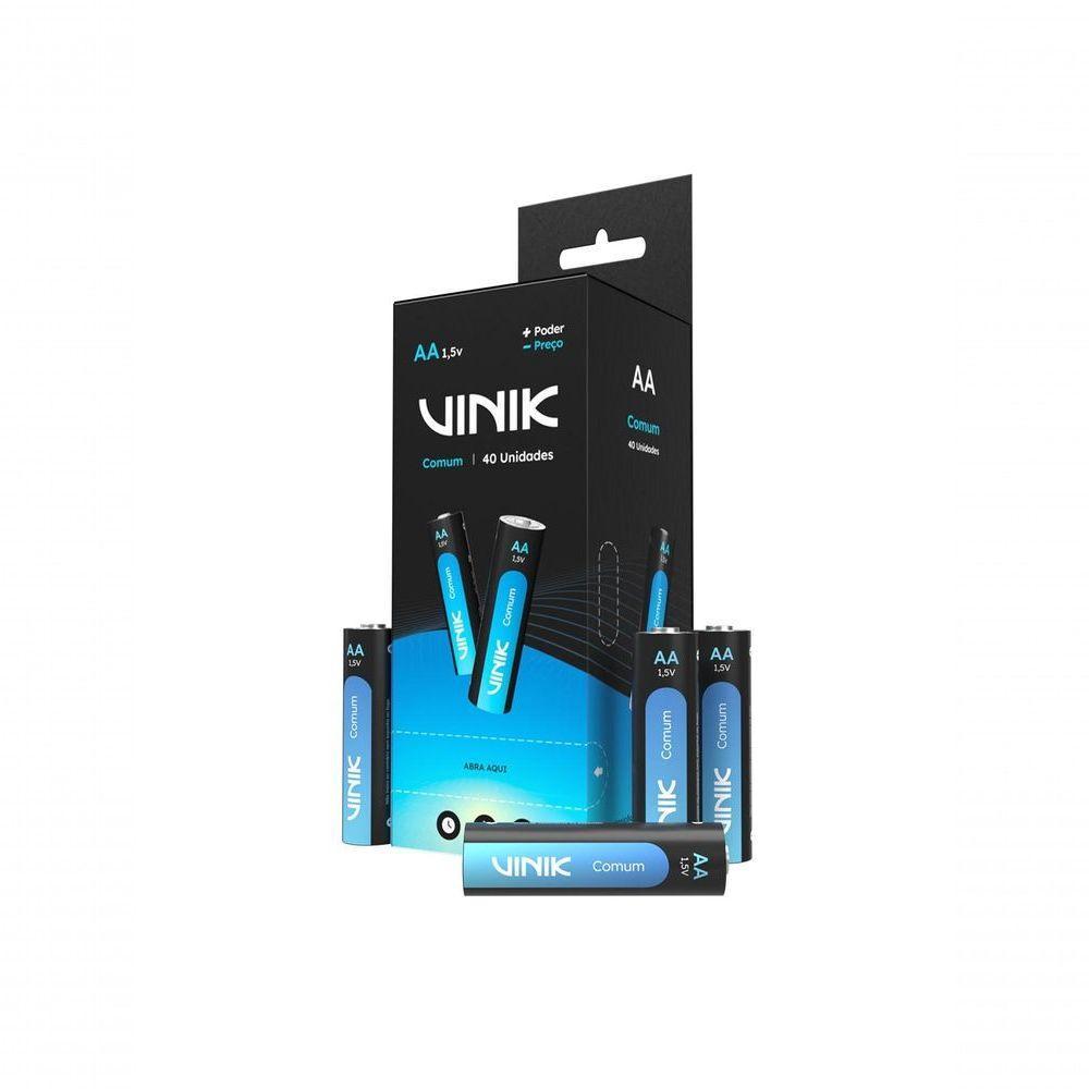 Pilha Comum Aa Tubo C/40 1.5v - Vp2at40c - 2
