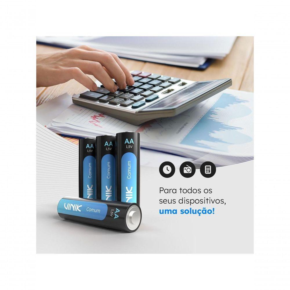 Pilha Comum Aa Tubo C/40 1.5v - Vp2at40c - 4