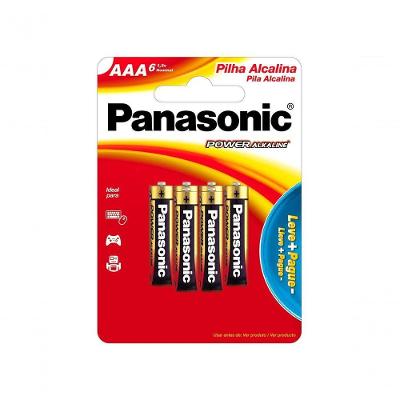 Pilha Alcalina Aaa Com 6 Lr03xab/6b192
