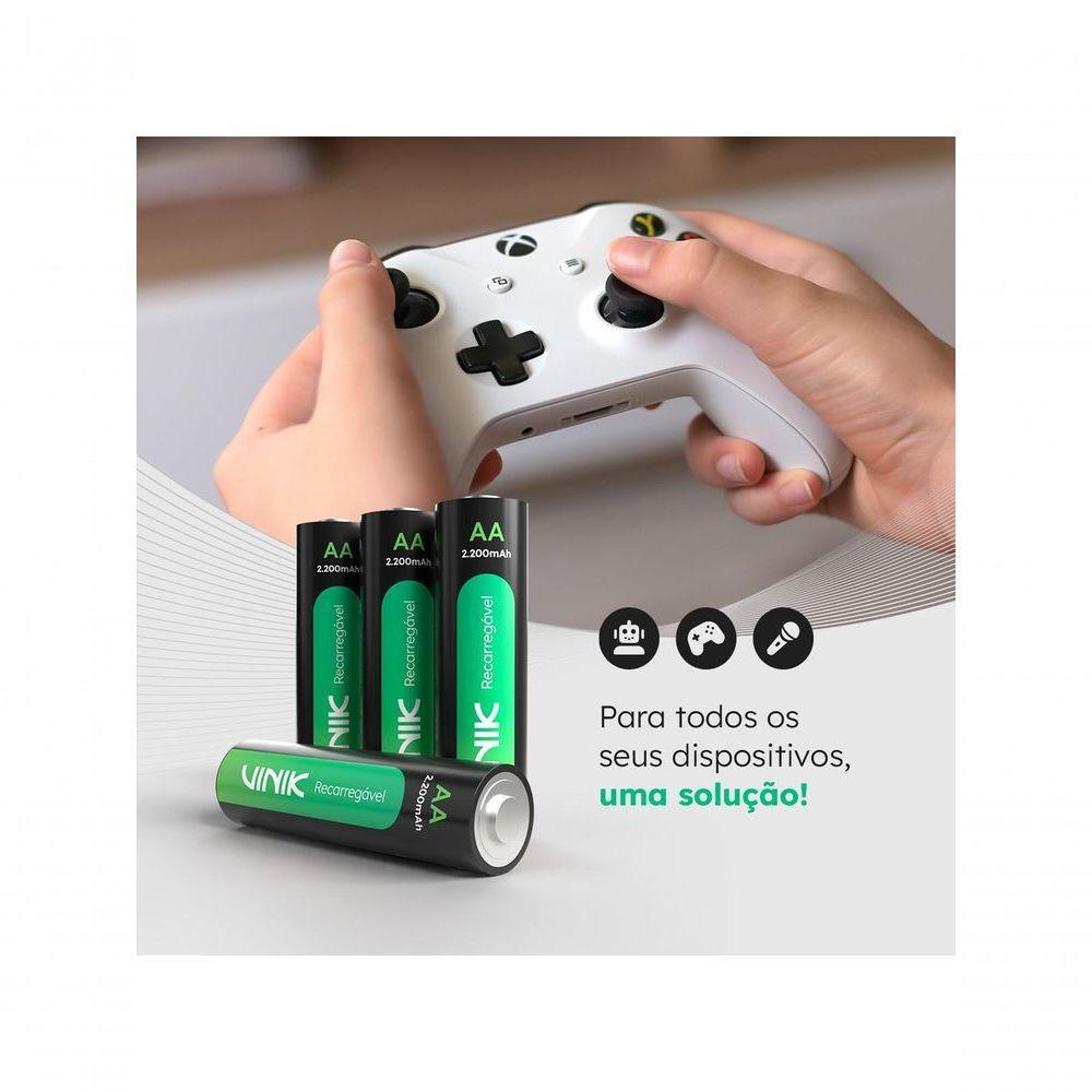 Pilha Recarregável Aa C/2 - 2200mah 1.2v - Vp2ab2r - 3