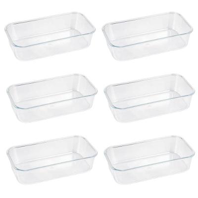 Banheira Para Passaros Cristal G Retangular 450ml 6 Unidades