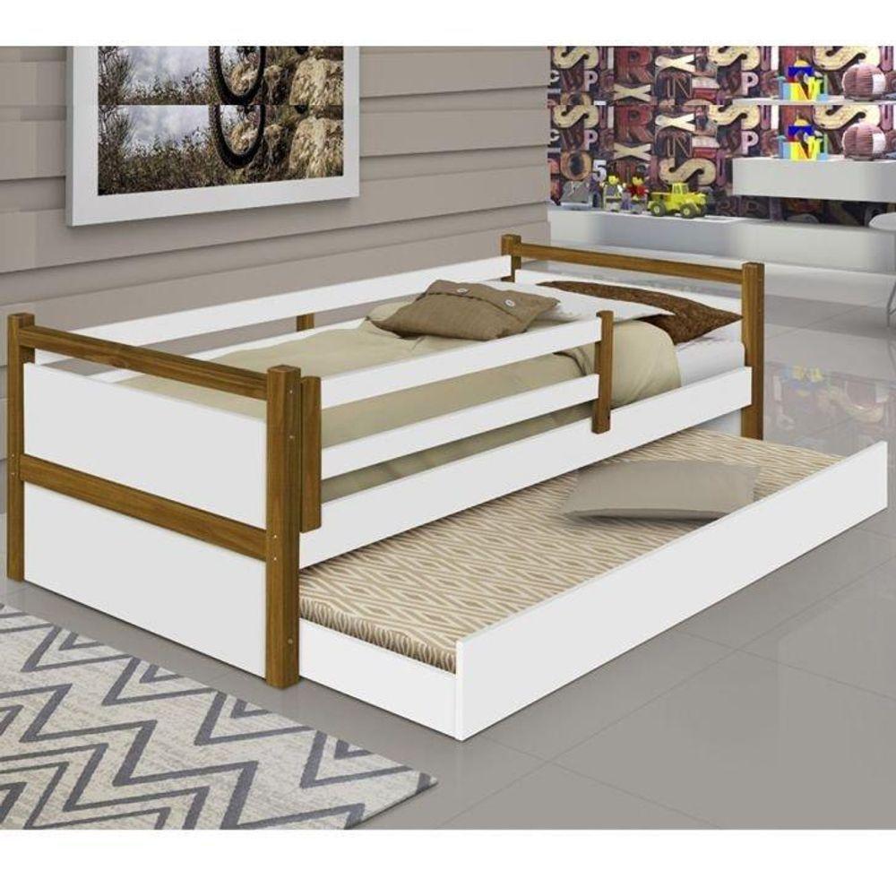 Cama Bianca Branco Mel Com Cama Auxiliar - 1