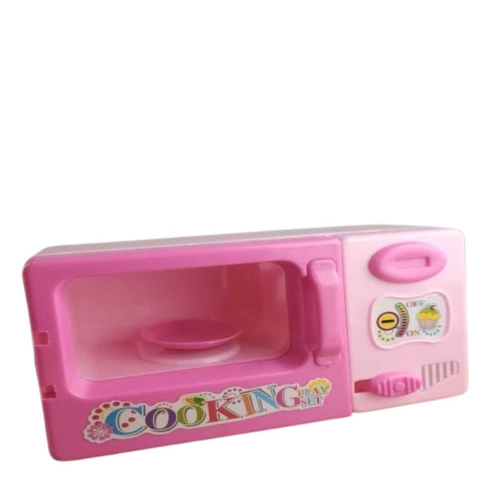 Mini Microondas Infantil Cozinha Brinquedo Forno Didatico Para Criança Boneca - 4